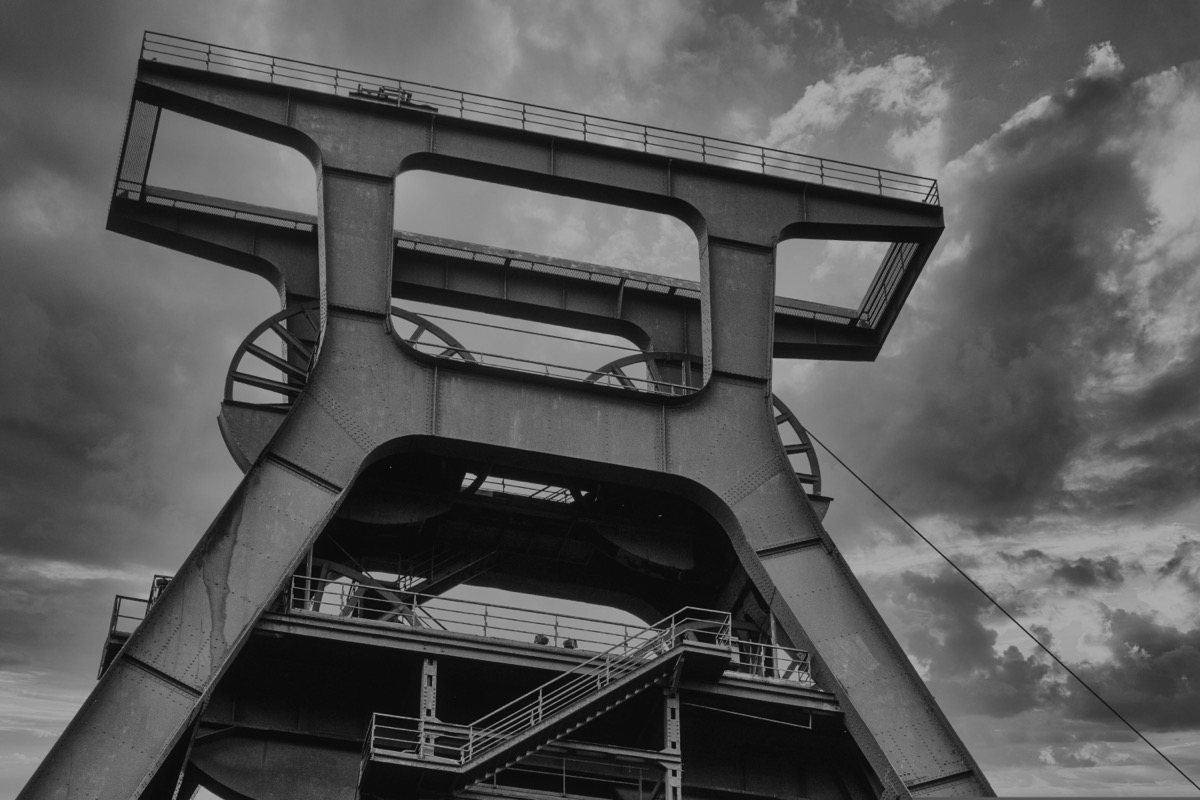 Foerderturm im Ruhrgebiet, dem Arbeitsgebiet von 4West Immobilienpartner